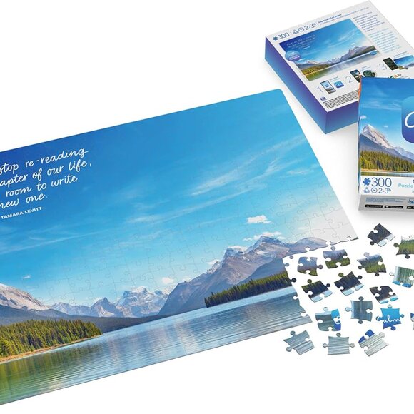 300 Piece Calm Jigsaw Puzzle for Relaxation, Stress Relief, and Mood Elevation, - Picture 5 of 9